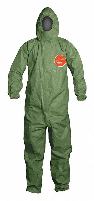 J6007 Coveralls 2XL Grn Tychem 2000 SFR PK4