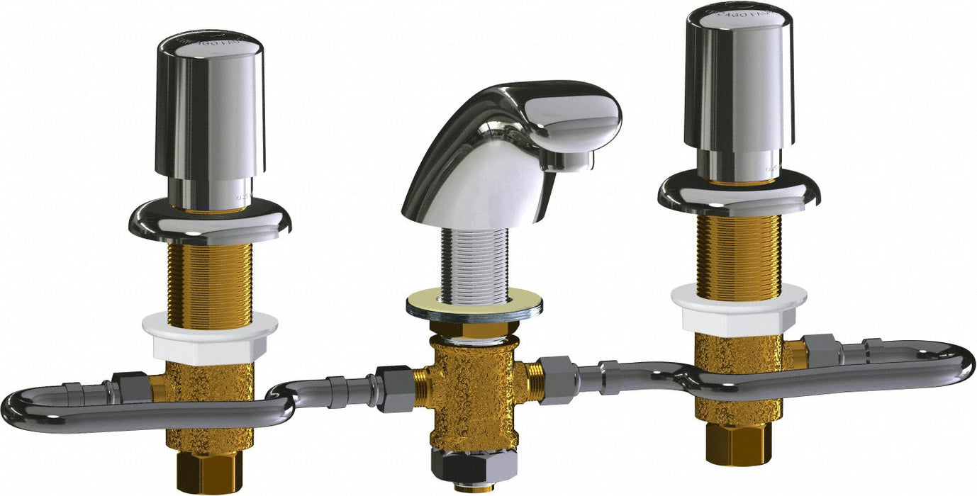 Handle-Operated Faucet Deck Manual Metal