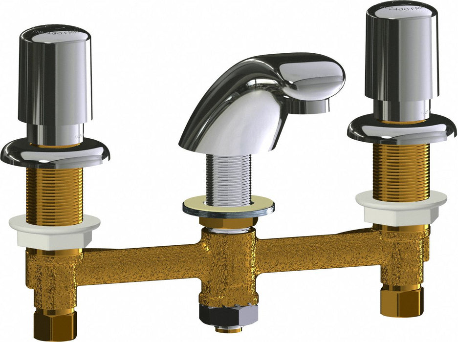 Handle-Operated Faucet Deck Manual Metal