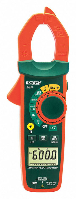 DigitalClampMeter TRMS 600A 750VAC