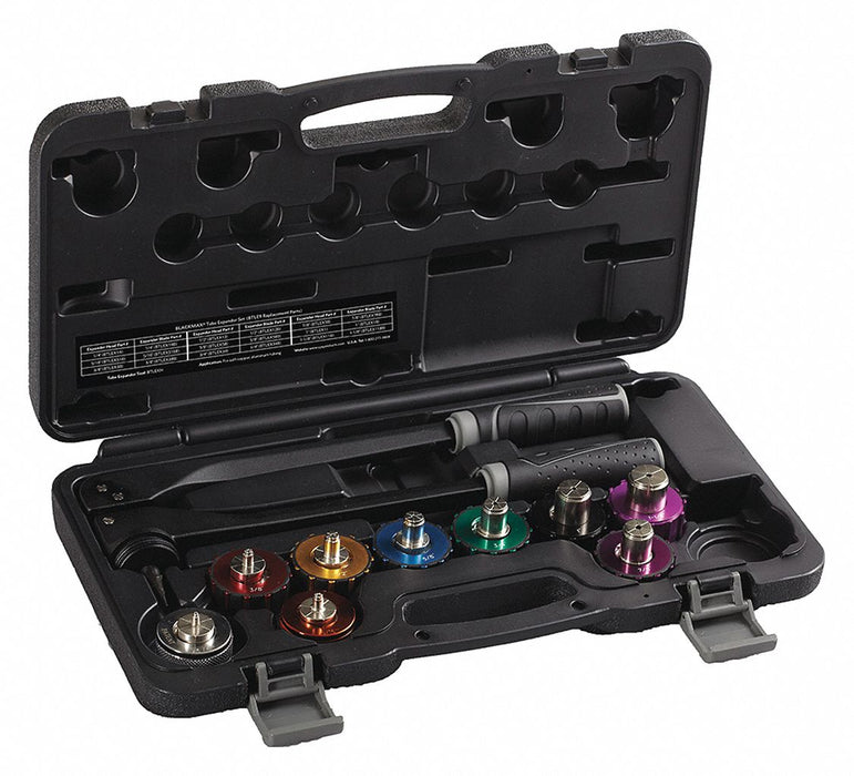 Tube Expander Kit Multi-Head Round Flare
