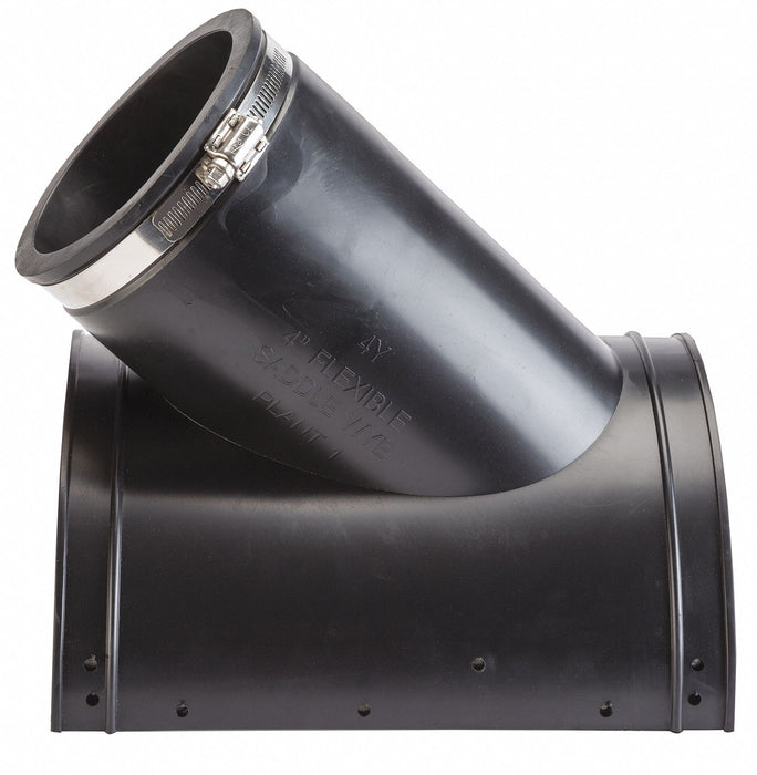 Flexible Tap Saddle Wye PVC 6 Pipe Size