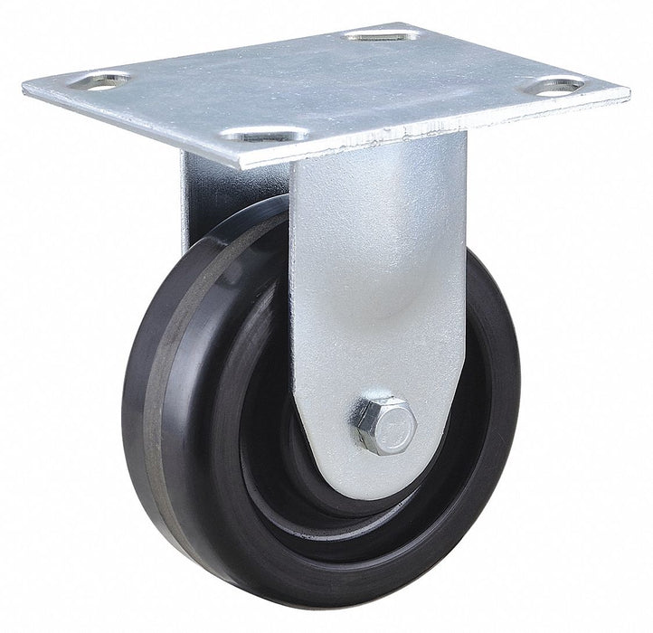 Plate Caster Rigid Phenolic 5 3/16 H