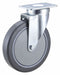 Plate Caster Swivel Rubber 7 5/16 H