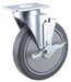 Plate Caster Swivel Rubber 7 5/16 H