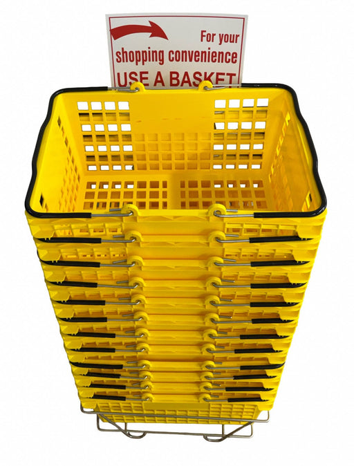 Jumbo Plastic Hand Basket Set