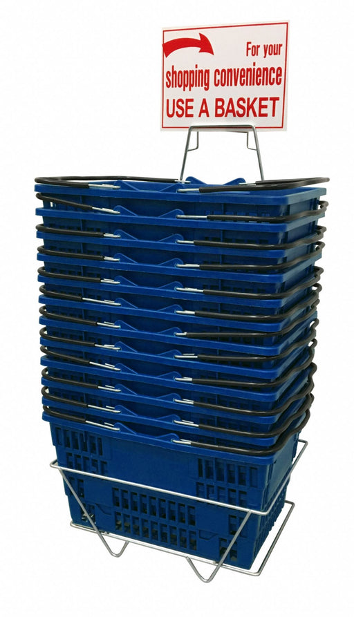 Jumbo Plastic Hand Basket Set