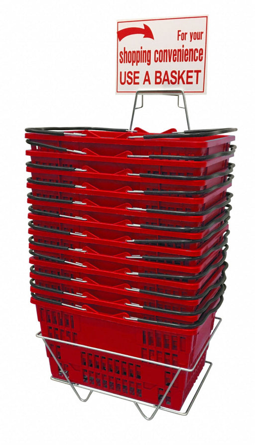 Jumbo Plastic Hand Basket Set
