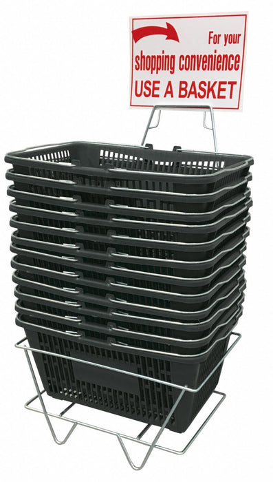 Regular Plastic Hand Basket Set