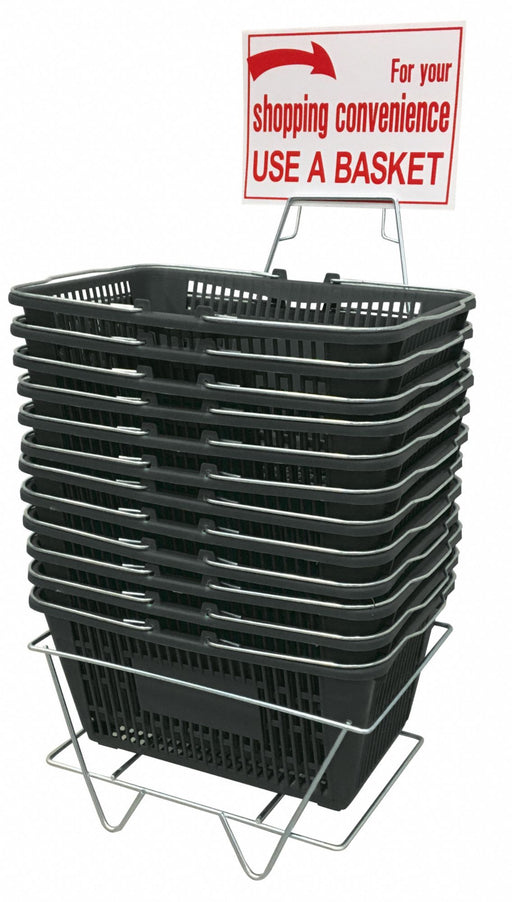 Regular Plastic Hand Basket Set