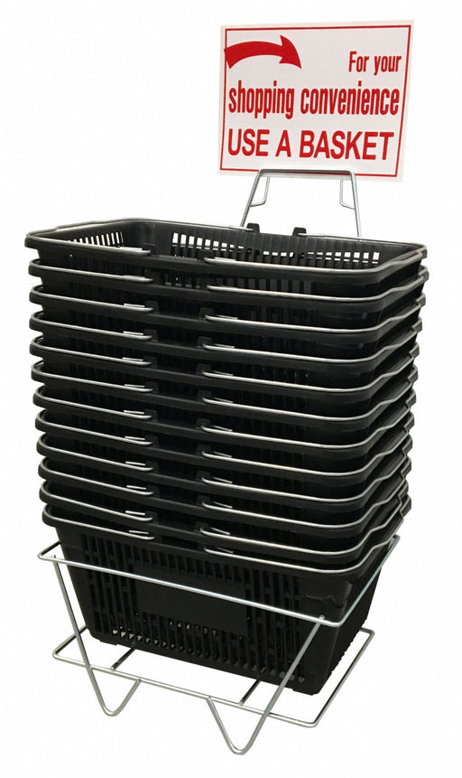 Regular Plastic Hand Basket Set