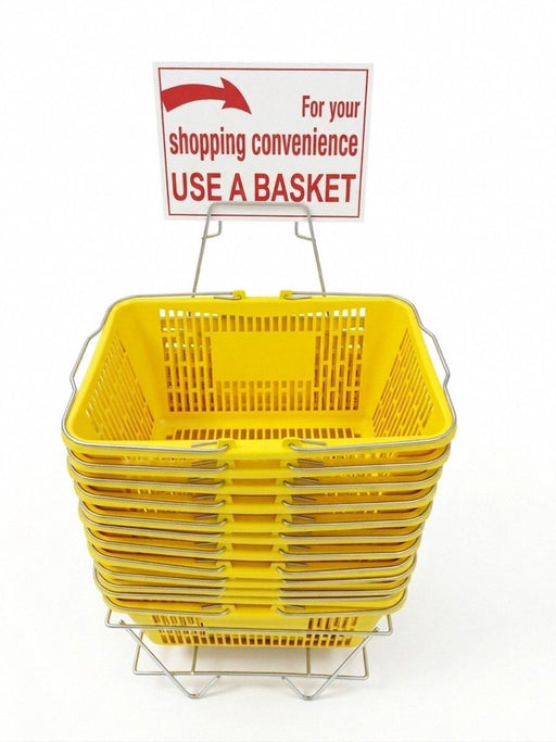 Regular Plastic Hand Basket Set