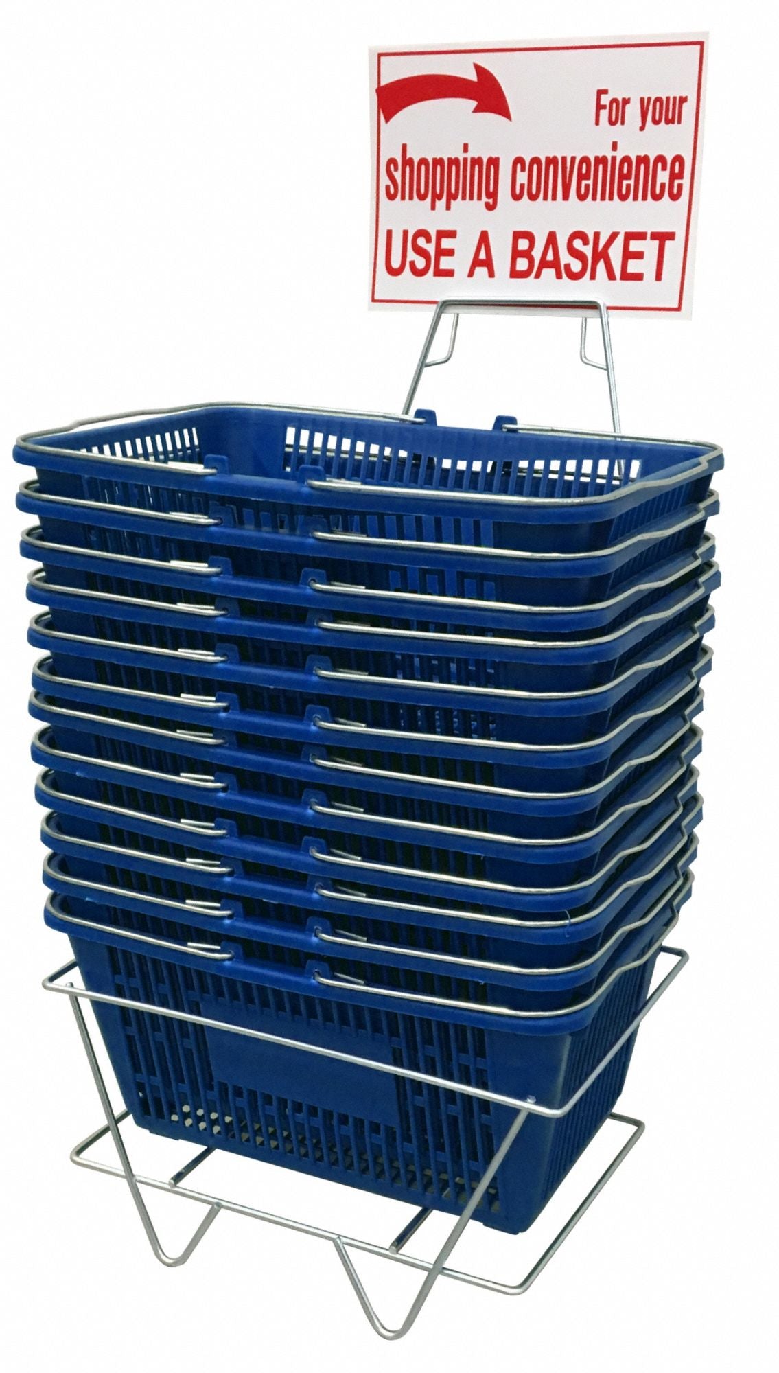 Regular Plastic Hand Basket Set