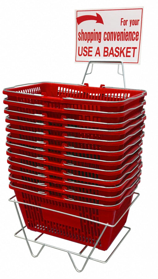 Regular Plastic Hand Basket Set