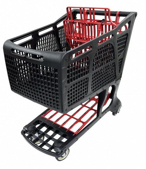 Large All Plastic Shopping Cart