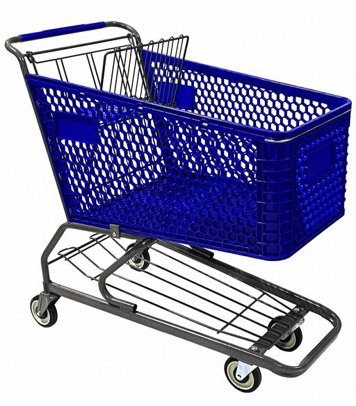 Large Hybrid Plastic Shopping Cart