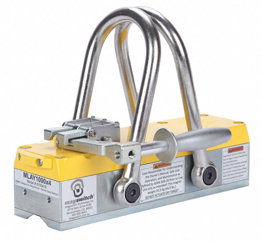 Lifting Magnet 3640 lb Max Pull Steel