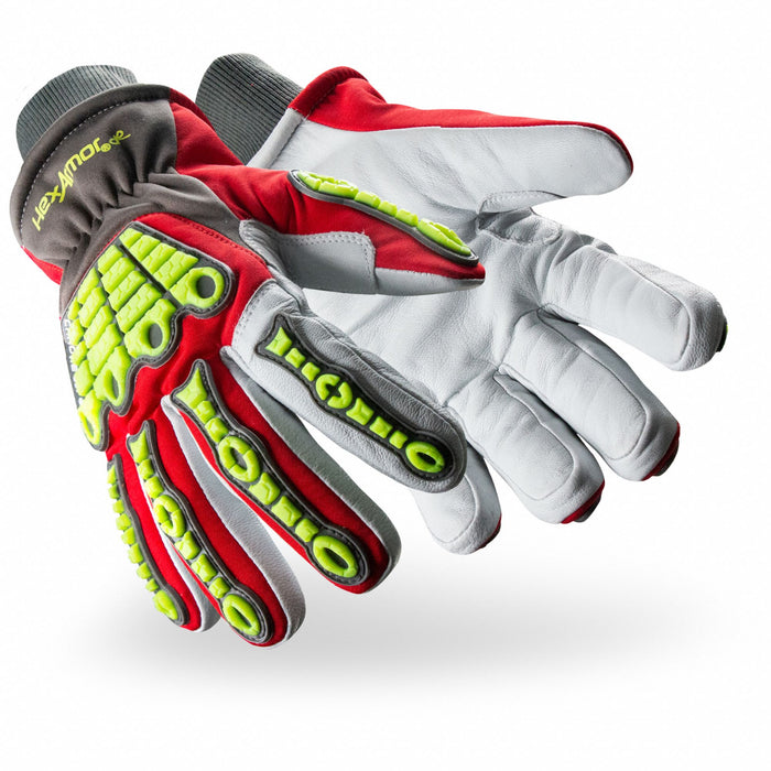 Safety Gloves Grey/Hi-Vi/Red/White XL PR