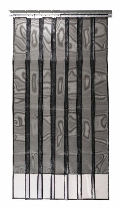 M9387 Strip Door 8 ft Opening Height Black