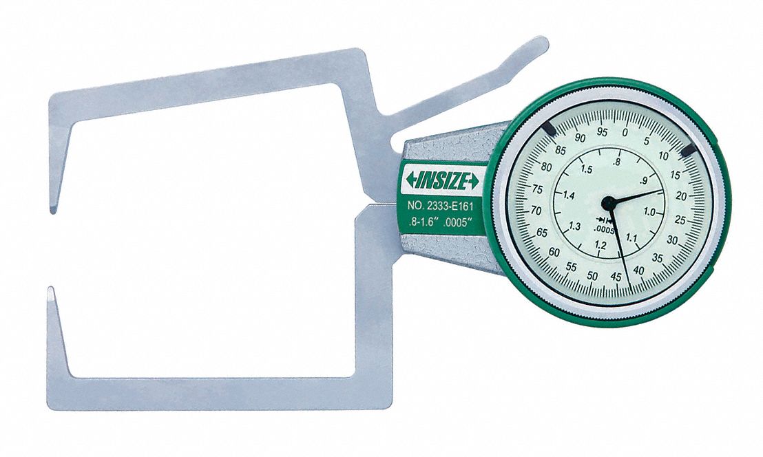 Dial Caliper 0.8-1.6 Range 3 Jaw D SS