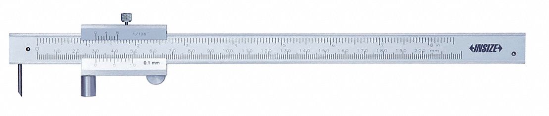 Scriber Caliper 0 to 8 Range 0.69 Jaw D