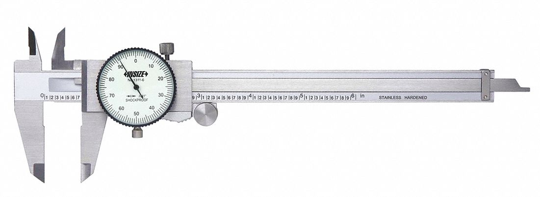 Dial Caliper 0-12 Range 2 Jaw D White