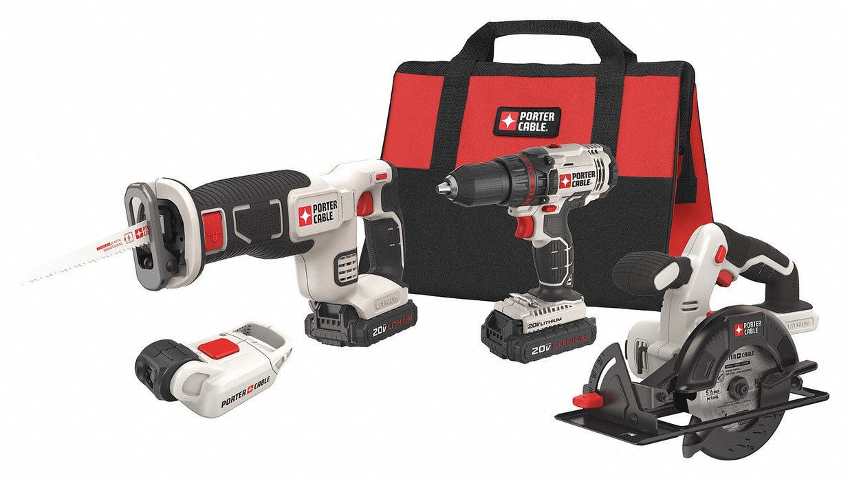 Cordless Combination Kit 4 Tools 20V DC