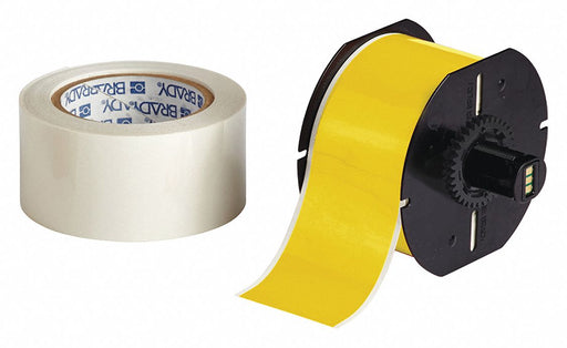 ContinuousLabelStock Yellow Gloss