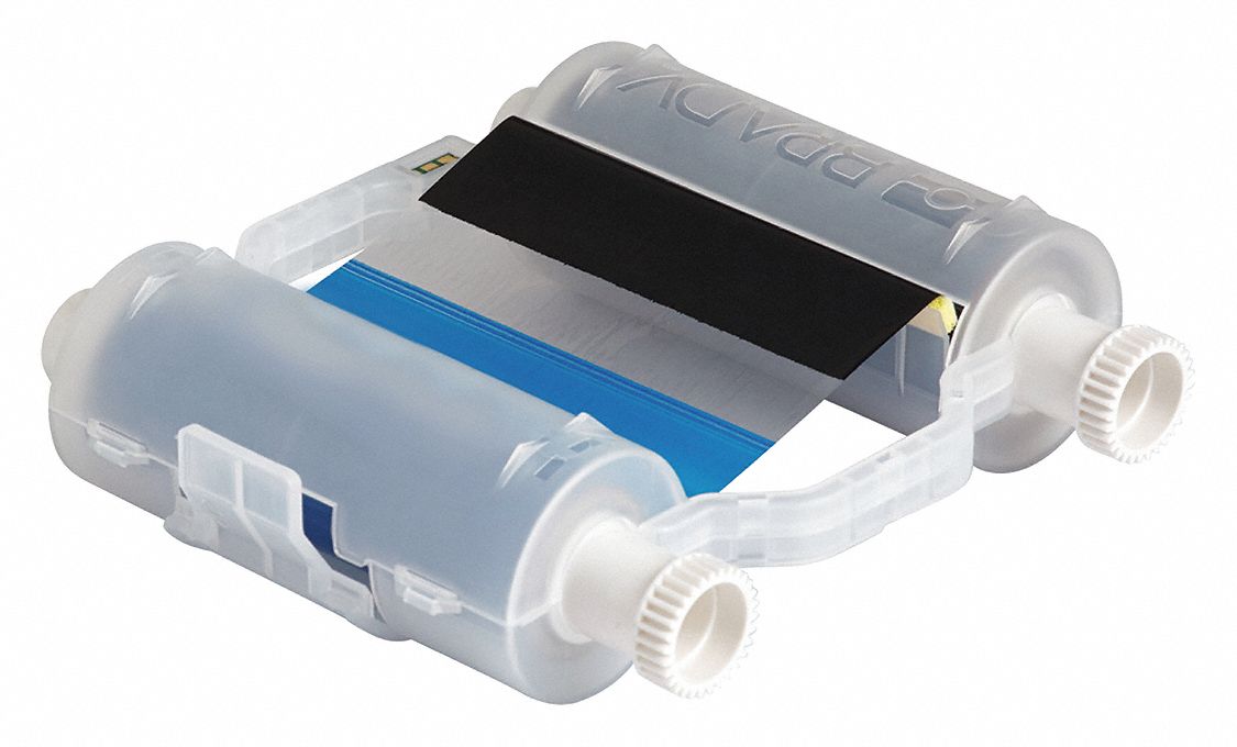 J2589 Two-ColorPrinterRibbon Black/Blue 200ftL