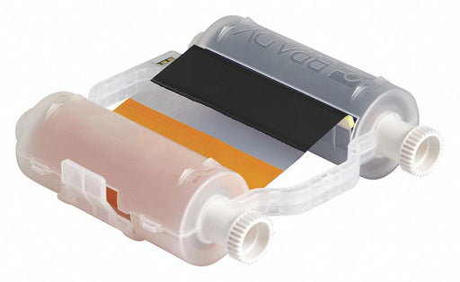 J2589 Ribbon Black/Orange 200 ft L
