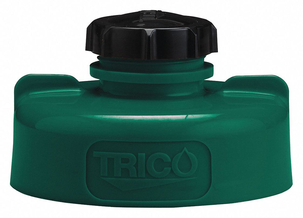 Storage Lid Green Plastic 6 in H