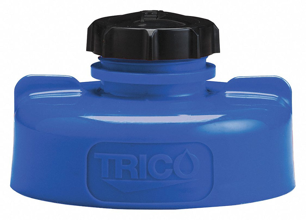 Storage Lid Blue Plastic 6 in H