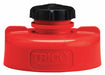 Storage Lid Red Plastic 6 in H