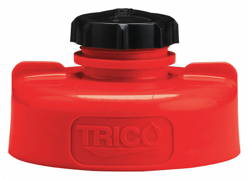 Storage Lid Red Plastic 6 in H
