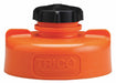 Storage Lid Orange Plastic 6 in H
