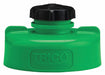 Storage Lid Green Plastic 6 in H