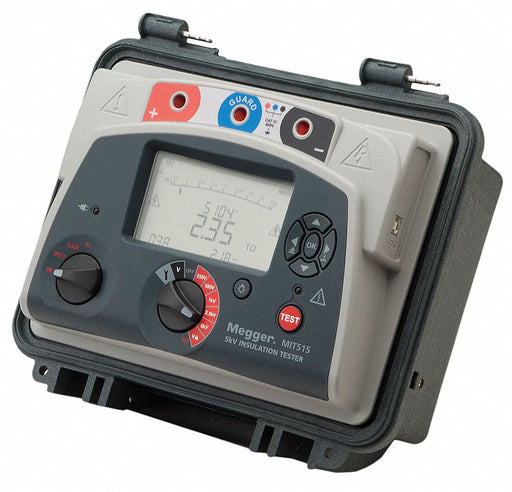Megohmmeter 50 to 5000V DC Backlit LCD