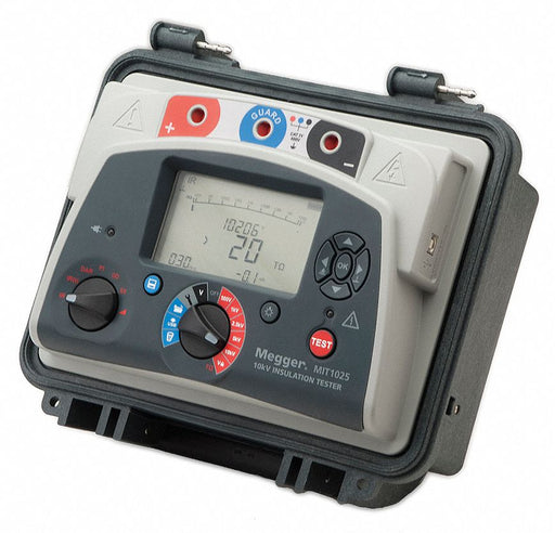 Megohmmeter 50 to 10000V DC Backlit LCD