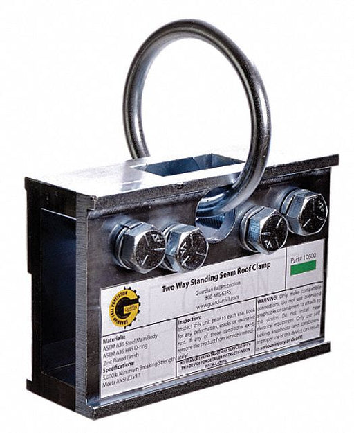 Two-Way Standing Seam Roof Clamp