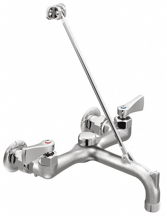 Straight Chrome Moen M-Dura Brass 2.2gpm