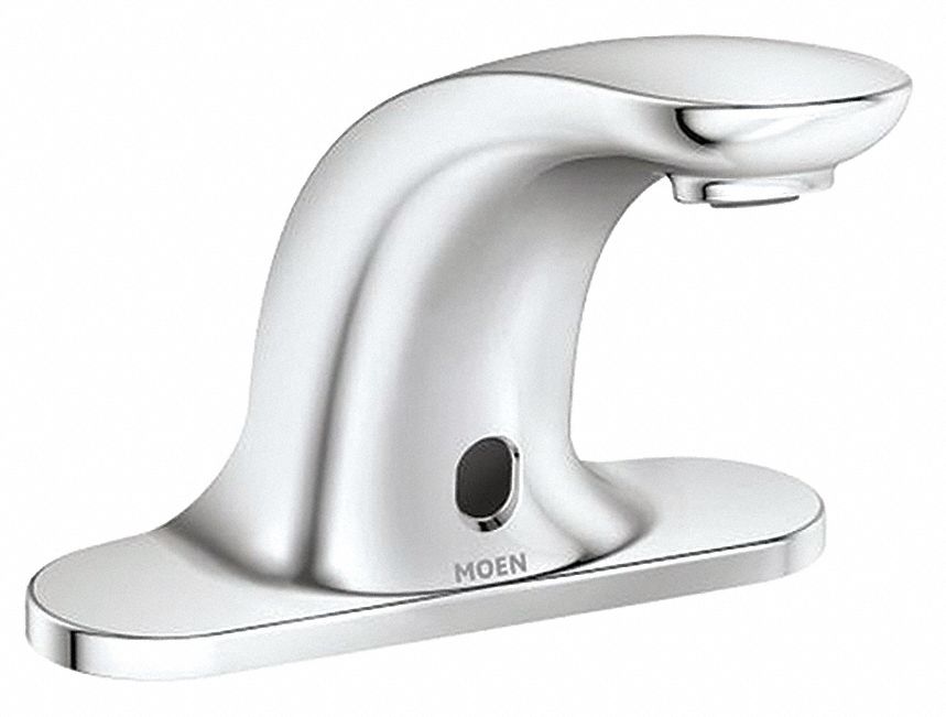 Low Arc Chrome Moen M-Power Brass 0.5gpm