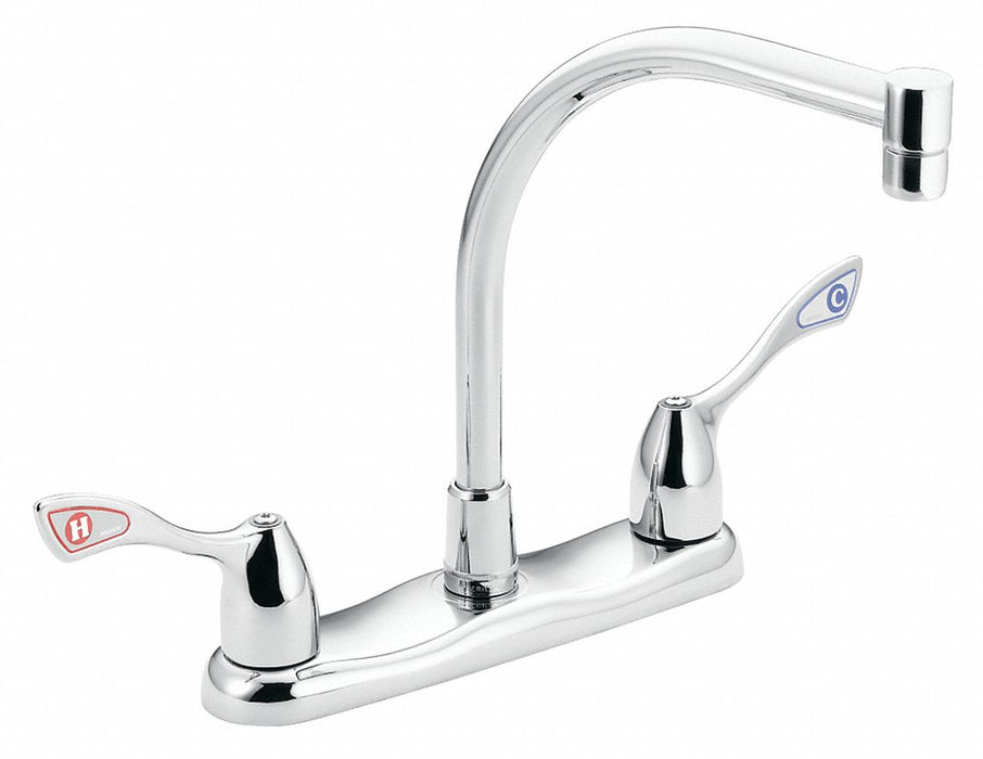 Straight Chrome Moen M-Bition Cast Metal