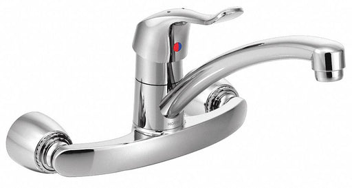 Low Arc Chrome Moen M-Dura Brass 1.5gpm