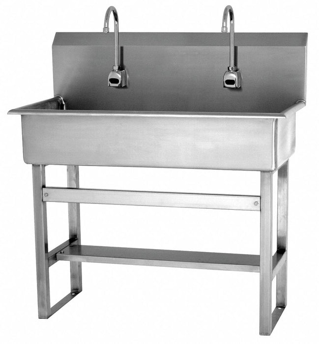 Wash Station 40 x20 x45 Silver
