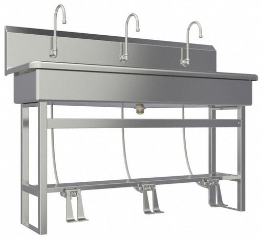 SaniLav Wash Sta Rect 57inx16-1/2inx8in