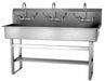 Wash Station 60 x20 x45 Silver