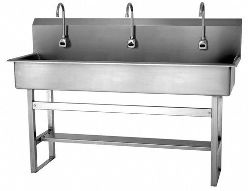 Wash Station 60 x20 x45 Silver