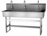 Wash Station 60 x20 x45 Silver