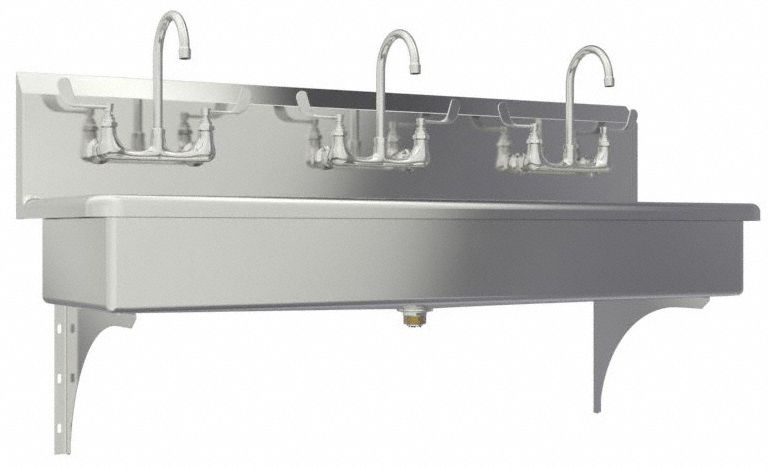 SaniLav Wash Sta Rect 57inx16-1/2inx8in