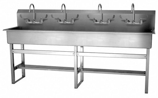 SaniLav Wash Sta Rect 77inx16-1/2inx8in